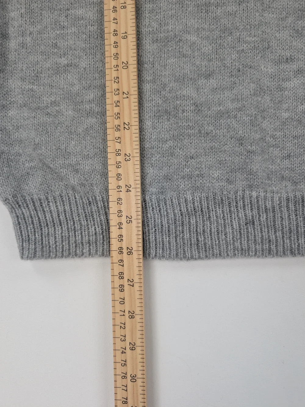 Grey Heart Knit Sweater - Women